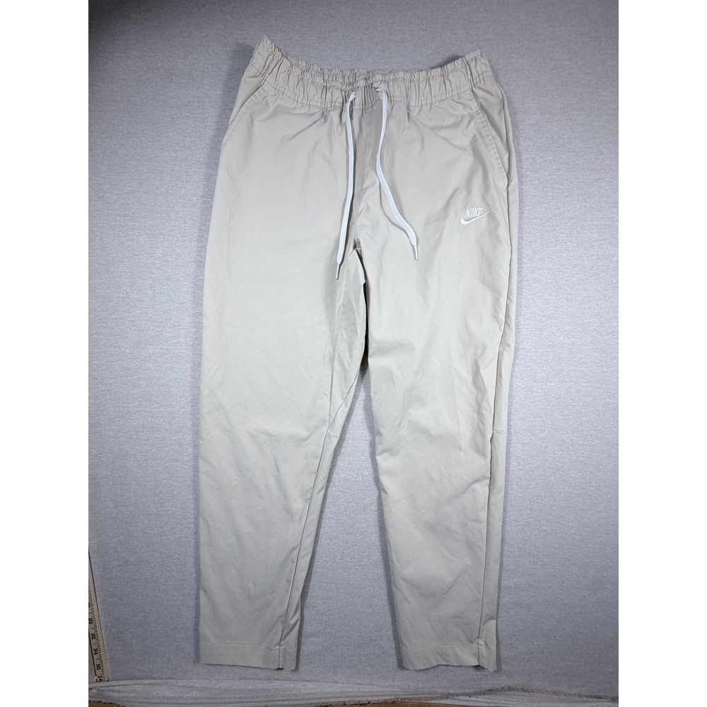 Nike Mens Woven Chino Pants Sand Drift Beige Tan Nude Athletic DX0623-126 Large